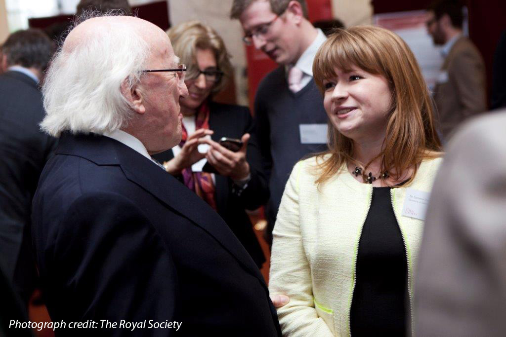 Dr. Davies & President Higgins